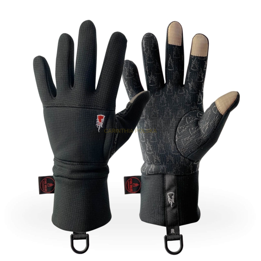 The HEAT COMPANY Polartec Wind Pro Liner rękawice kolor czarny