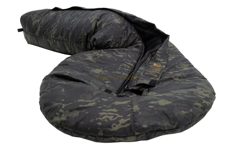 CARINTHIA DEFENCE 4 śpiwór wojskowy rozmiar M długość 215cm multicam black 