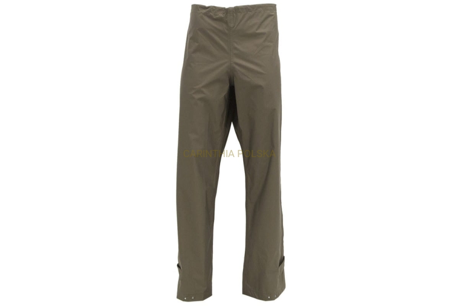 CARINTHIA SURVIVAL RAINSUITE TROUSERS Spodnie przeciwdeszczowe Unisize oliwkowe 95301