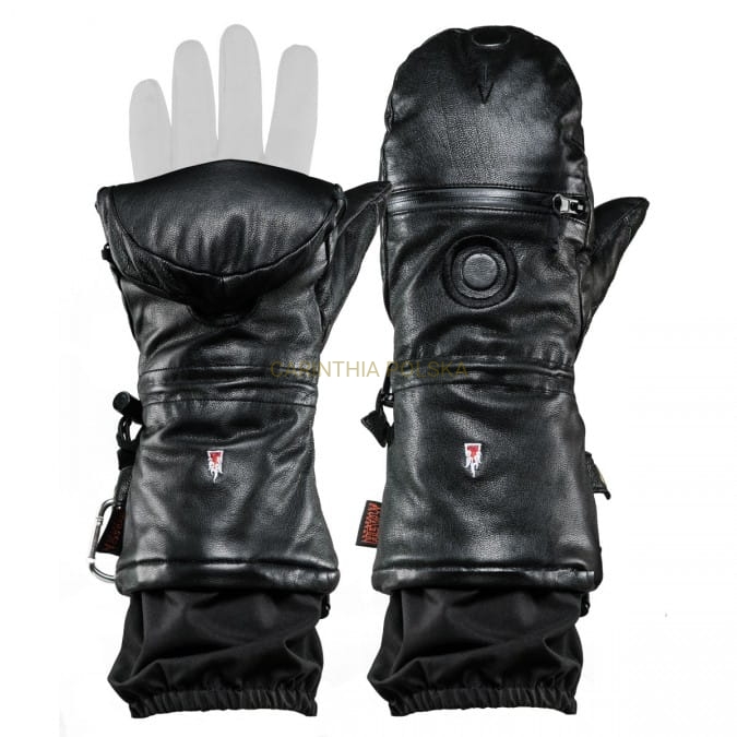 The HEAT COMPANY SHELL FULL LEATHER PRO rękawice kolor czarny